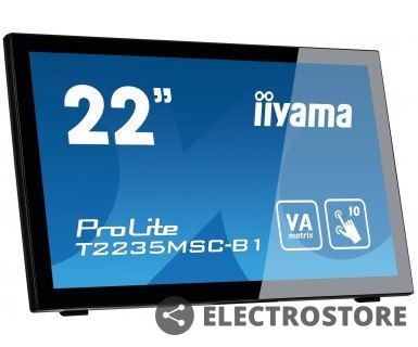 IIYAMA 21,5'' T2235MSC-B1 DOTYK HDMI/DVI/10P