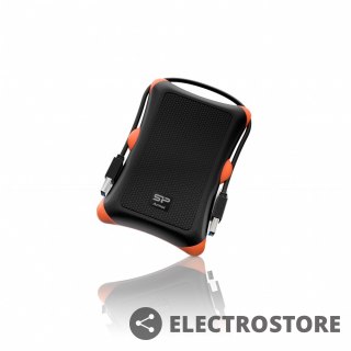 Silicon Power ARMOR A30 1TB USB 3.0 BLACK-ORANGE / PANCERNY / wstrząsoodporny