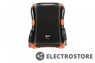 Silicon Power ARMOR A30 2TB USB 3.0 BLACK-ORANGE / PANCERNY / wstrząsoodporny