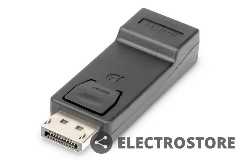 Digitus Adapter Displayport 1080p 60Hz FHD Typ DP/HDMI A M/Ż czarny Digitus Adapter Displayport 1080p 60Hz FHD Typ DP/HDMI A M/Ż czarny