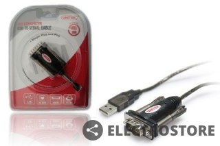 Unitek Adapter USB- 1xRS-232 + Adapter DB9F/DB25M; Y-105A