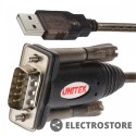 Unitek Adapter USB- 1xRS-232 + Adapter DB9F/DB25M; Y-105A