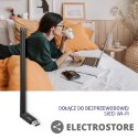 Qoltec Adapter Wi-Fi USB z anteną bezprzewodowy