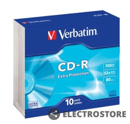Verbatim CD-R 52x 700MB 10P SL DLP 43415