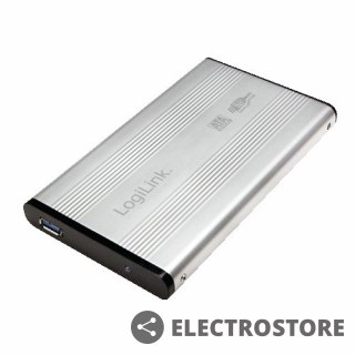 LogiLink Obudowa do HDD 2,5' SATA, USB 3.0, srebrna