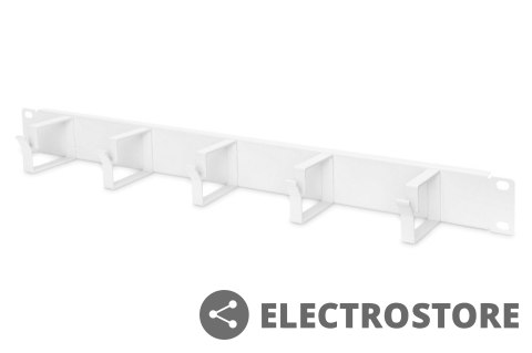 Digitus Organizator wspornik kablowy 1U typu Ring 40x60, RAL 7035 Digitus Organizator wspornik kablowy 1U typu Ring 40x60, RAL 7035