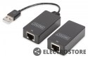 Digitus Przedłużacz/Extender USB 1.1 po skrętce Cat.5e/6 UTP/SFP do 45m, czarny, 20cm