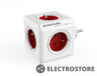 Allocacoc Rozgałęziacz PowerCube Original 2100RD/FRORPC Czerwony