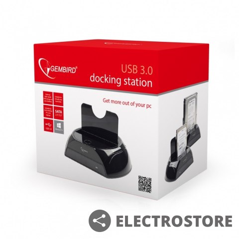 Gembird Stacja dokująca HDD SATA 2.5''+ 3.5'' USB 3.0 Gembird Stacja dokująca HDD SATA 2.5''+ 3.5'' USB 3.0