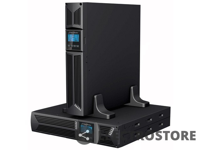 PowerWalker UPS ON-LINE 3000VA 8X IEC + 1x IEC/C19OUT, USB/ 232,LCD,RACK 19''/TOWER PowerWalker UPS ON-LINE 3000VA 8X IEC + 1x IEC/C19OUT, USB/ 232,LCD,RACK 19''/TOWER