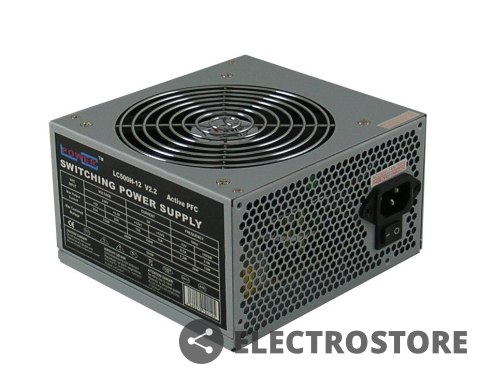 LC-POWER ZASILACZ 500W LC500H-12 V 2.2 aPFC 120mm 4 x SATA 2x PATA 1x PCIe ACTIVE PFC
