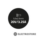 Qoltec Zasilacz do laptopa 65W | 20V | 3.25A | 5.5*2.5