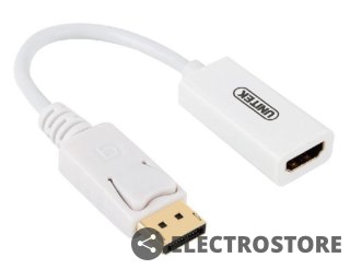 Unitek Adapter DisplayPort - HDMI 4K; Y-6332 BIAŁY