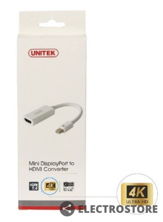 Unitek Adapter mini DisplayPort- HDMI 4K; Y-6331
