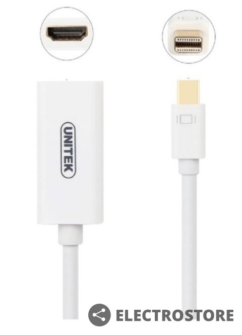 Unitek Adapter mini DisplayPort- HDMI 4K; Y-6331 Unitek Adapter mini DisplayPort- HDMI 4K; Y-6331