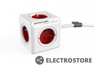 Allocacoc Listwa zasilająca PowerCube Extended 1,5m 2300RD/FREXPC Czerwona