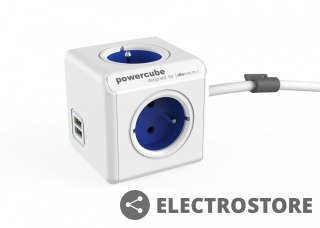 Allocacoc Listwa zasilająca PowerCube Extended USB 1,5m 2402BL/FREUPC Niebieska
