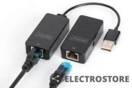 Digitus Przedłużacz/Extender USB 2.0 HighSpeed po skrętce Cat.5e/6 UTP, do 50m