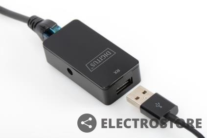 Digitus Przedłużacz/Extender USB 2.0 HighSpeed po skrętce Cat.5e/6 UTP, do 50m Digitus Przedłużacz/Extender USB 2.0 HighSpeed po skrętce Cat.5e/6 UTP, do 50m
