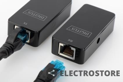 Digitus Przedłużacz/Extender USB 2.0 HighSpeed po skrętce Cat.5e/6 UTP, do 50m Digitus Przedłużacz/Extender USB 2.0 HighSpeed po skrętce Cat.5e/6 UTP, do 50m
