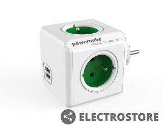 Allocacoc Rozgałęziacz PowerCube Original USB 2202GN/FROUPC Zielony