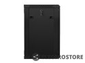 Lanberg Szafa instalacyjna wisząca 19'' 15U 600X450mm czarna (drzwi szklane)