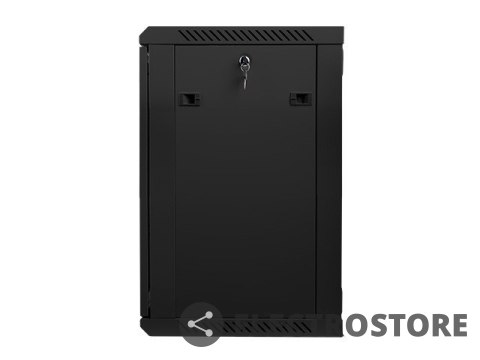 Lanberg Szafa instalacyjna wisząca 19'' 15U 600X450mm czarna (drzwi szklane) Lanberg Szafa instalacyjna wisząca 19'' 15U 600X450mm czarna (drzwi szklane)