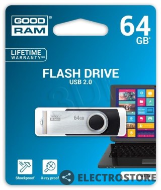 GOODRAM TWISTER 64GB BLACK