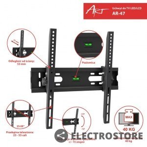 ART Uchwyt do TV LCD/LED 23-55 40KG AR-47