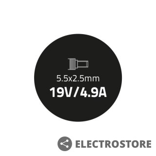 Qoltec Zasilacz do laptopa 90W | 19V | 4.9A | 5.5*2.5