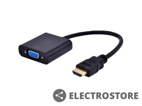 Gembird Adapter HDMI-A(M)->VGA(F) na kablu