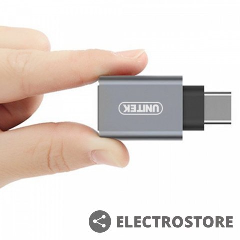 Unitek Adapter USB TYP-C do USB (F ); Y-A025CGY Unitek Adapter USB TYP-C do USB (F ); Y-A025CGY