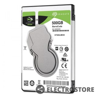 Seagate Dysk twardy BarraCuda 500GB 2.5 cala 128MB ST500LM030