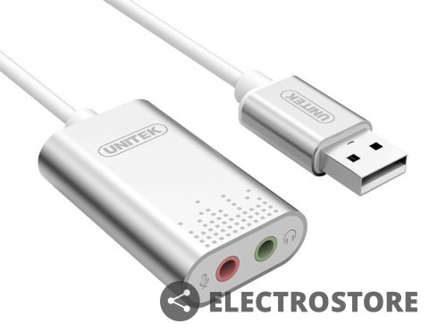 Unitek Karta dźwiękowa USB STEREO; Y-247A