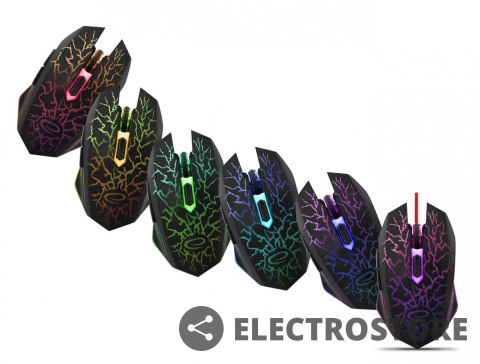 Esperanza MYSZKA PRZEWODOWA DLA GRACZY 6D OPTYCZNA USB MX211 LIGHTNING Esperanza MYSZKA PRZEWODOWA DLA GRACZY 6D OPTYCZNA USB MX211 LIGHTNING