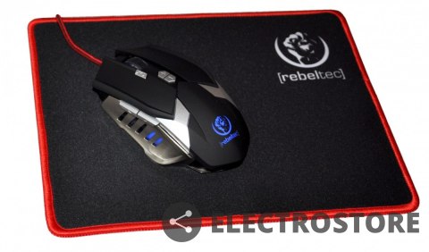 Rebeltec Podkładka pod mysz dla gracza z obszyciem Slider S+ rozmiar 250 x 200 x 3mm Rebeltec Podkładka pod mysz dla gracza z obszyciem Slider S+ rozmiar 250 x 200 x 3mm