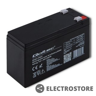 Qoltec Akumulator żelowy | 12V | 9Ah | max.90A | AGM