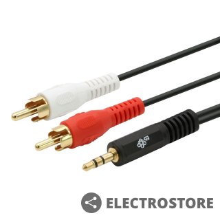 TB Kabel 3,5mm Mini Jack - 2x RCA M/M (chinch) 2,5m