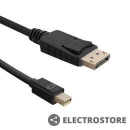 Qoltec Kabel Mini DisplayPort v1.1/ DisplayPort v1.1 | 1080P | 1,8m
