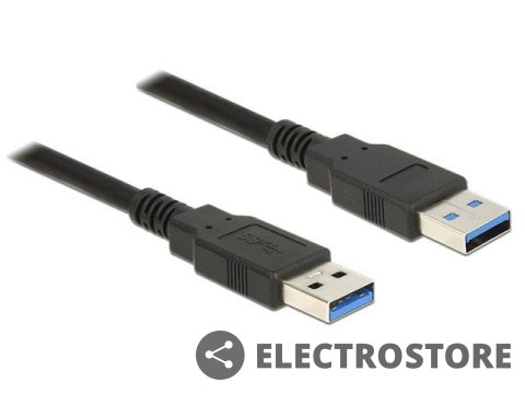 Delock Kabel USB 3.0 1m AM-AM czarny