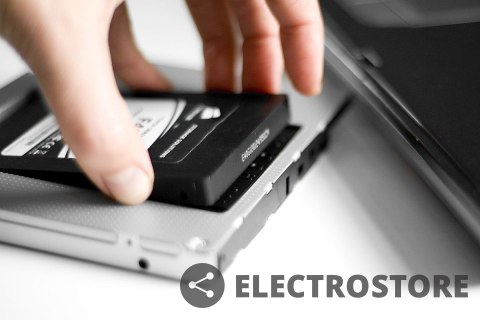 Digitus Ramka montażowa SSD/HDD do napędu CD/DVD/Blu-ray, SATA na SATA III, 12.7mm Digitus Ramka montażowa SSD/HDD do napędu CD/DVD/Blu-ray, SATA na SATA III, 12.7mm