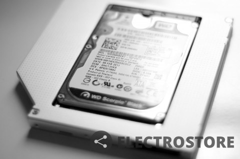 Digitus Ramka montażowa SSD/HDD do napędu CD/DVD/Blu-ray, SATA na SATA III, 9.5mm Digitus Ramka montażowa SSD/HDD do napędu CD/DVD/Blu-ray, SATA na SATA III, 9.5mm