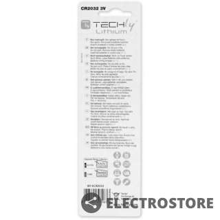 Techly Baterie litowe 3V CR2032, 5szt.