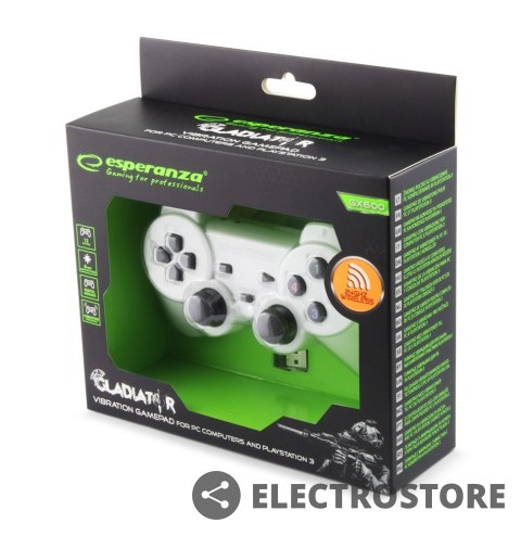 Esperanza GAMEPAD BEZPRZEWODOWY 2.4GH PS3/PC GLADITOR Esperanza GAMEPAD BEZPRZEWODOWY 2.4GH PS3/PC GLADITOR