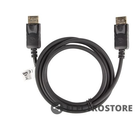 Lanberg Kabel DisplayPort M/M 4K 1.8M czarny Lanberg Kabel DisplayPort M/M 4K 1.8M czarny