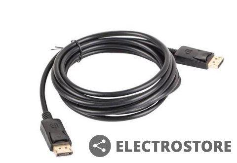 Lanberg Kabel DisplayPort M/M 4K 3M czarny Lanberg Kabel DisplayPort M/M 4K 3M czarny