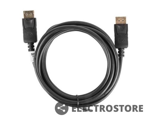 Lanberg Kabel DisplayPort M/M 4K 3M czarny Lanberg Kabel DisplayPort M/M 4K 3M czarny