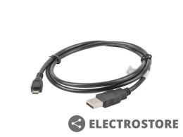 Lanberg Kabel USB 2.0 micro AM-MBM5P 1M czarny