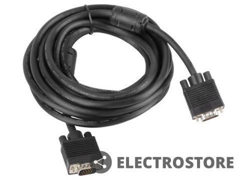 Lanberg Kabel VGA Ferryt 3M M/M Ekran czarny Lanberg Kabel VGA Ferryt 3M M/M Ekran czarny