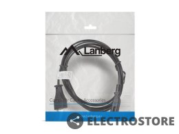 Lanberg Kabel zasilający EURO (radiowy) CEE 7/16 - IEC 320 C7 1.8M czarny